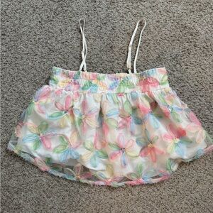 Floral Embroidered Top Small